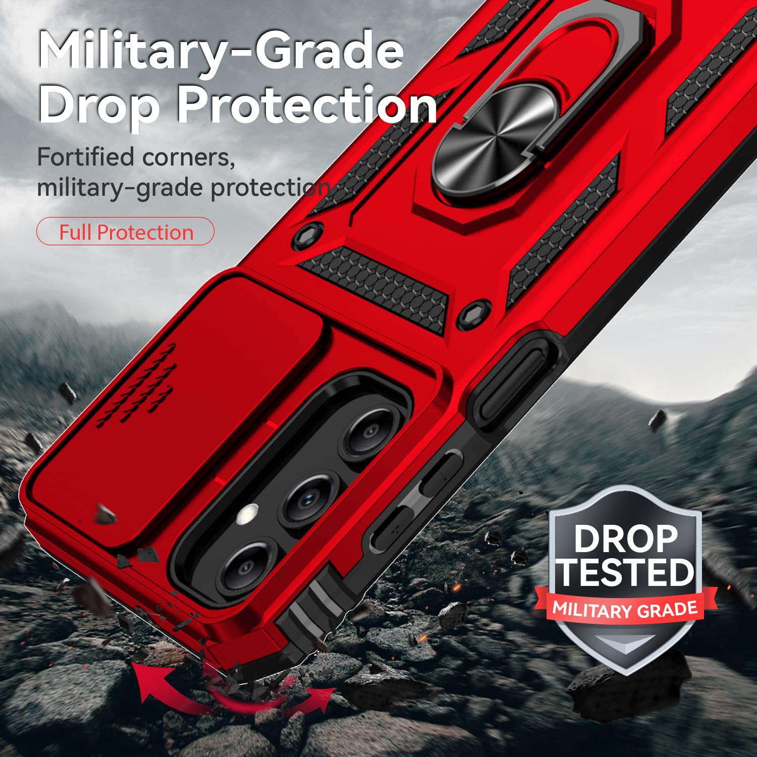 Case Compatible with Samsung Galaxy A16 5G Case with HD Screen Protector &