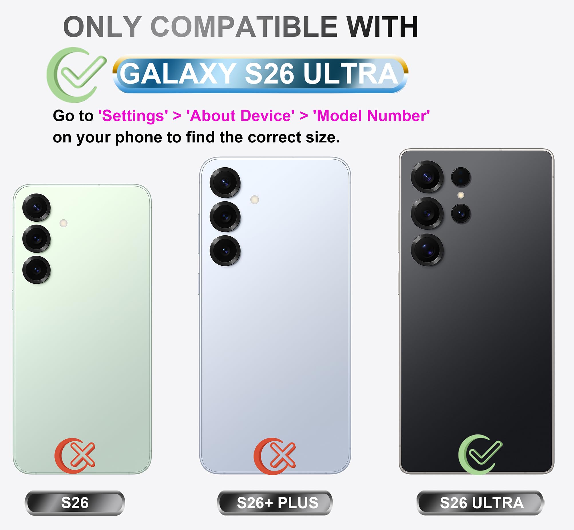 Compatible for Samsung Galaxy S26 Ultra Case with Card Holder Cute - Kawaii Desi