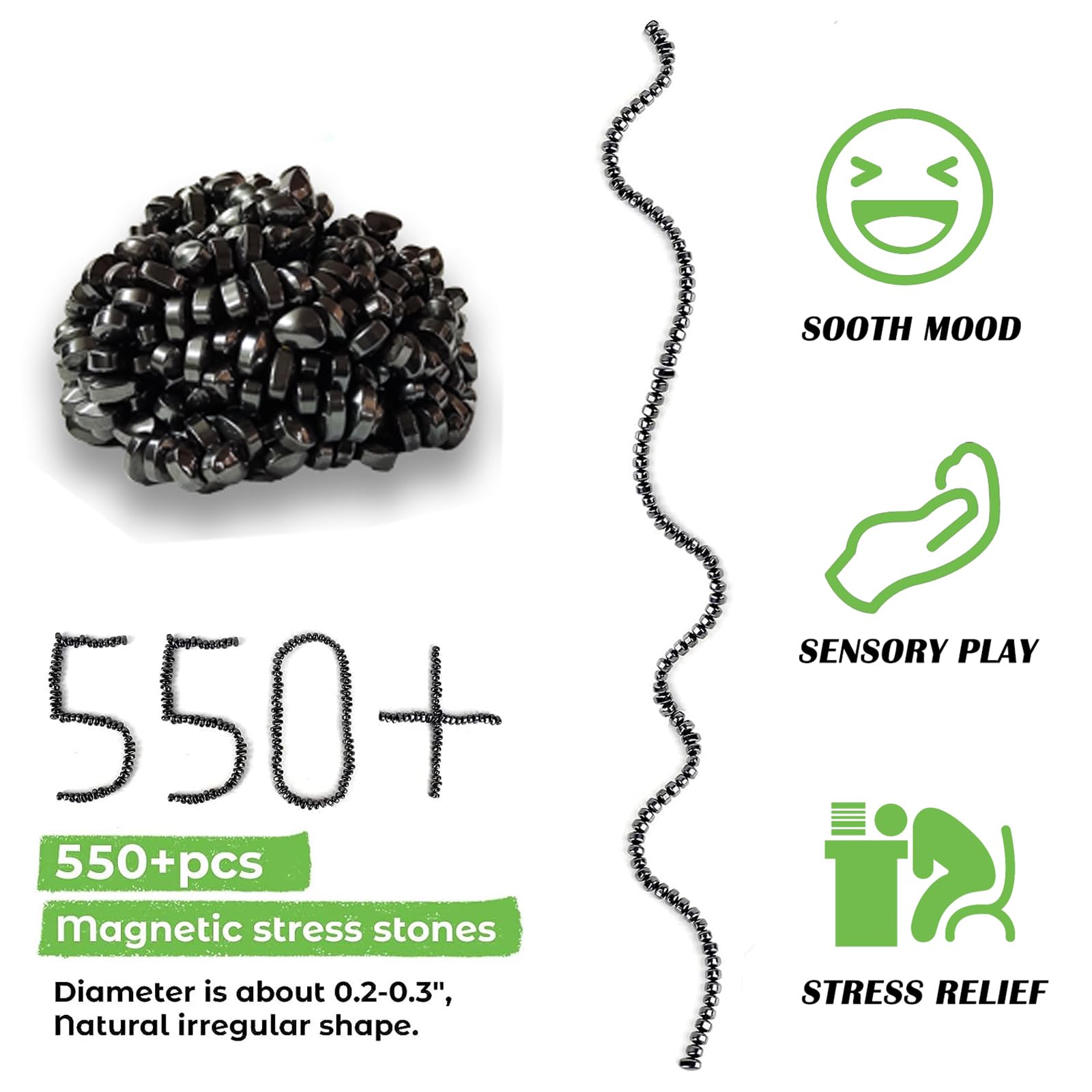 Toys 550 Pack — Sensory Desk Toys for Adults, Stress & Anxiety Relief, Office
