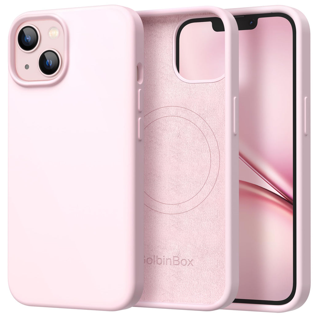 For Iphone 13 Case & Iphone 14 Case, Magsafe, [Soft Anti-Scratch Microfiber Lini