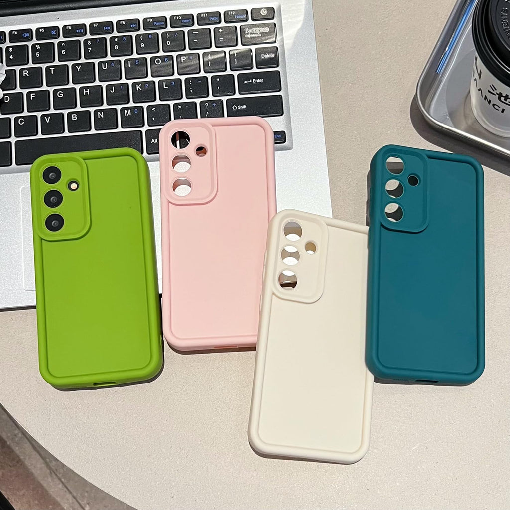 Slim Case for Samsung Galaxy A32 5G, Enhanced Camera Protection, Shockproof Skin