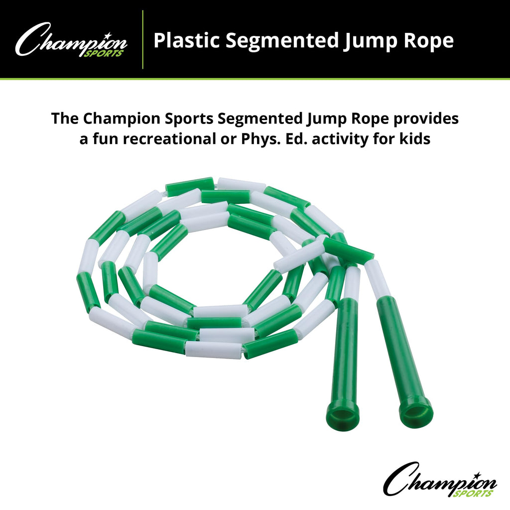 Sports Classic Plastic Segmented Beaded Jump Ropes - Phys. Ed, Gym, Fitness and