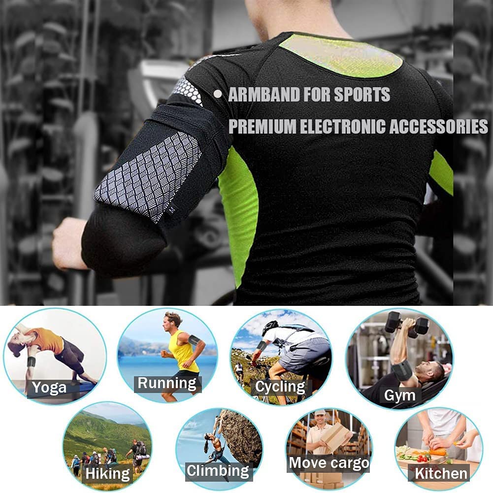 Armband For All Phones. Cell Phone Armband For Running, Fitness And Gym Workouts