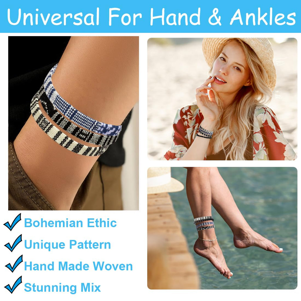 Surfer Beach Bracelet Set Men and Women, Bracelets For Men, Handmade Boho Bracel