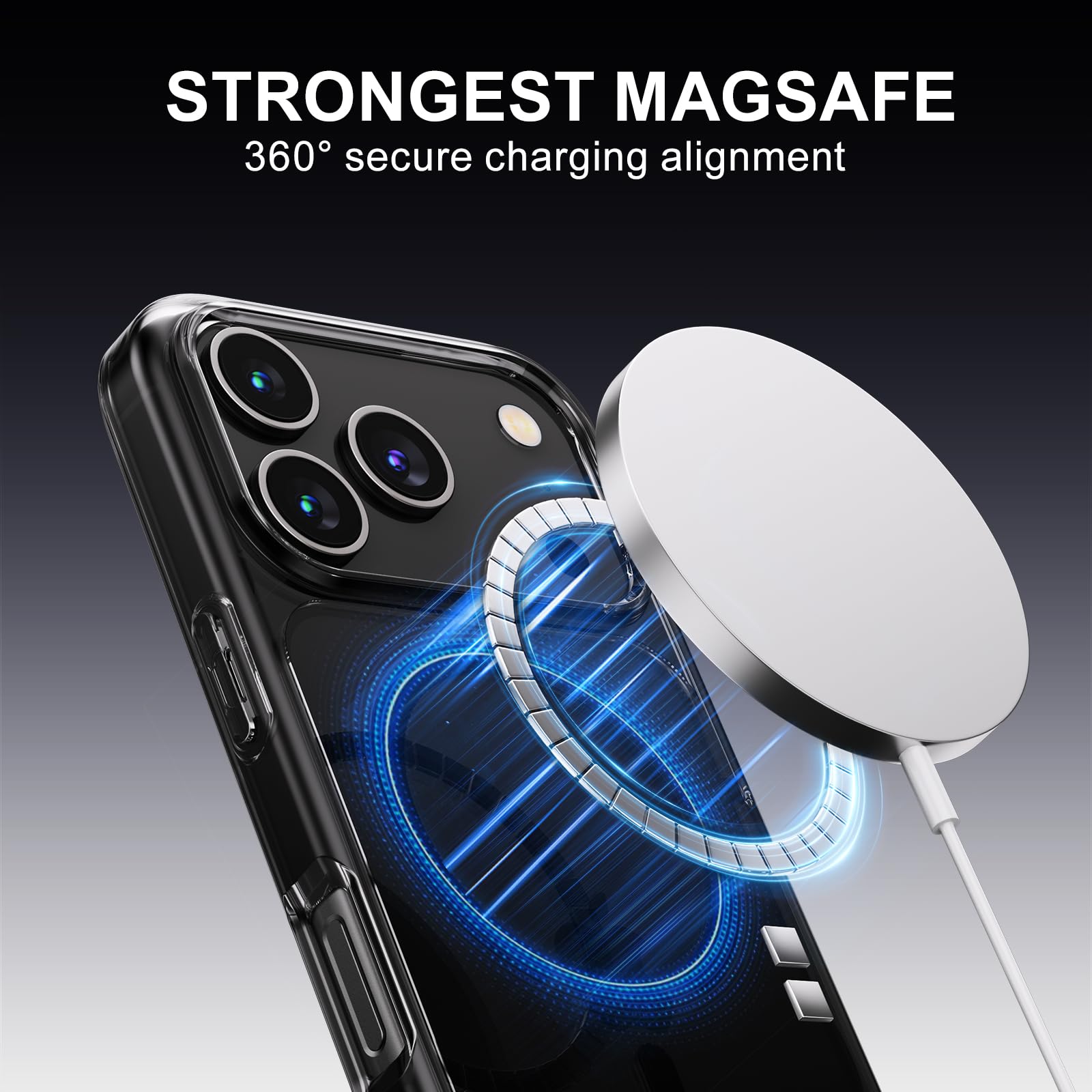 For 2025 Iphone 17 Pro Case ( Magsafe) Military Grade Drop Protection(Drop Teste
