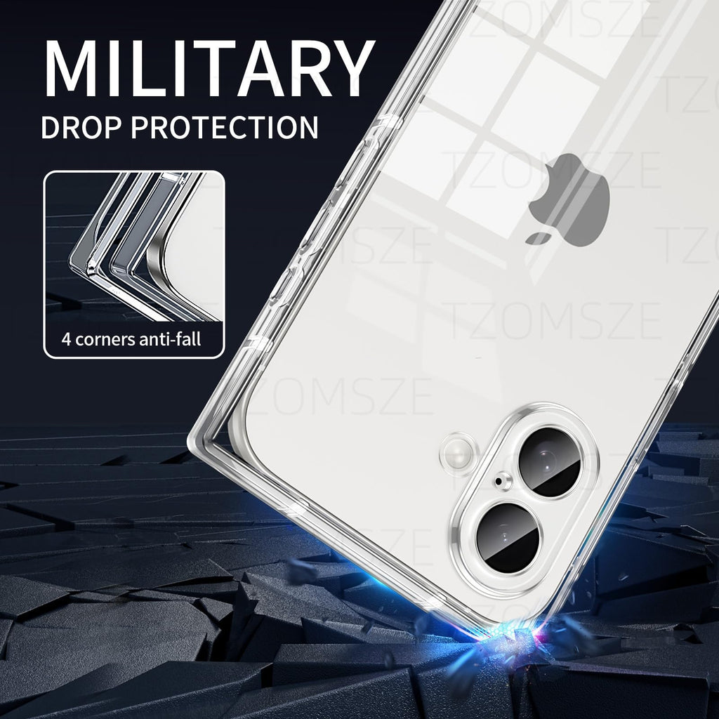 Case Compatible with iPhone 17 Clear Case,Camera Protection,Reinforced Corners T