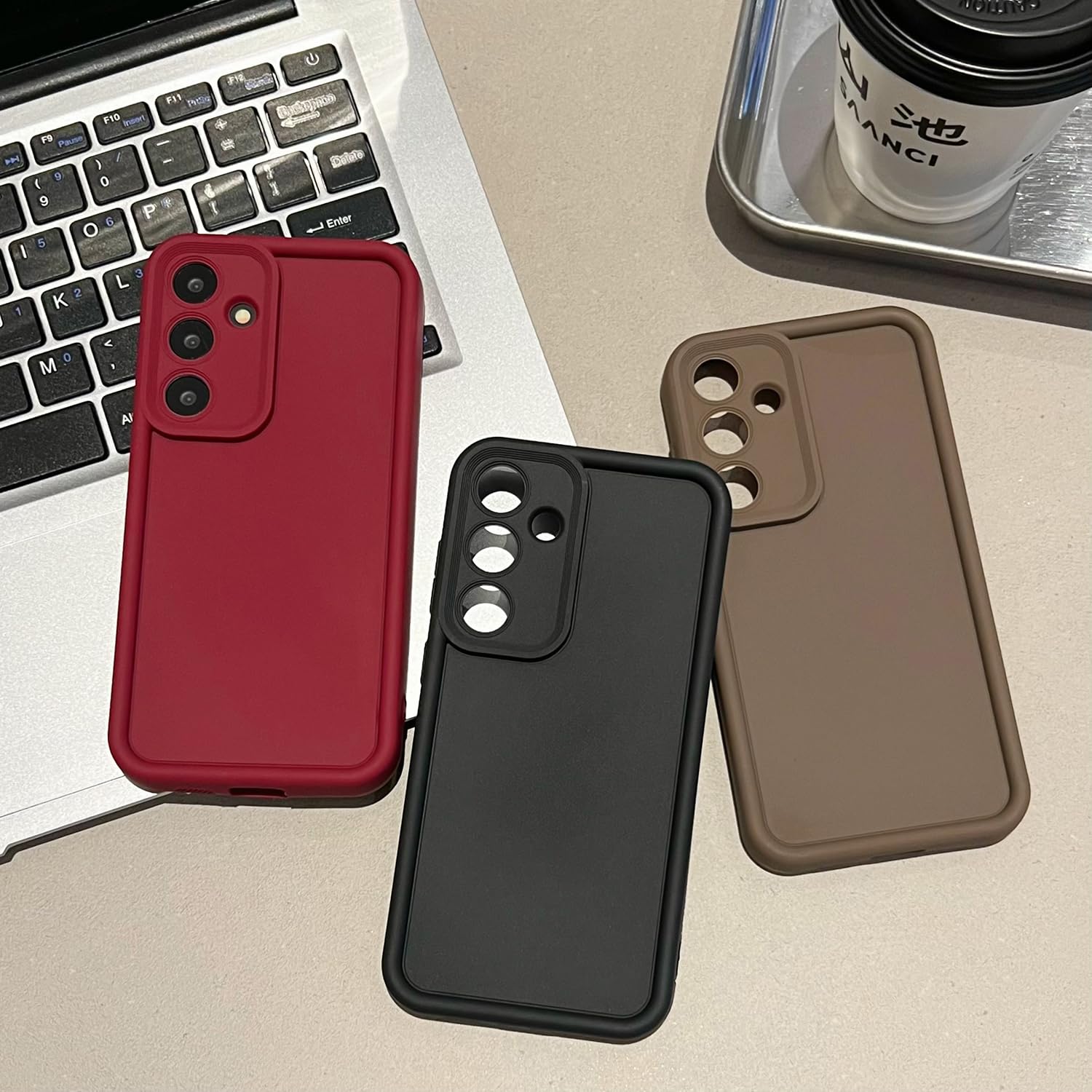 Slim Case for Samsung Galaxy A32 5G, Enhanced Camera Protection, Shockproof Skin