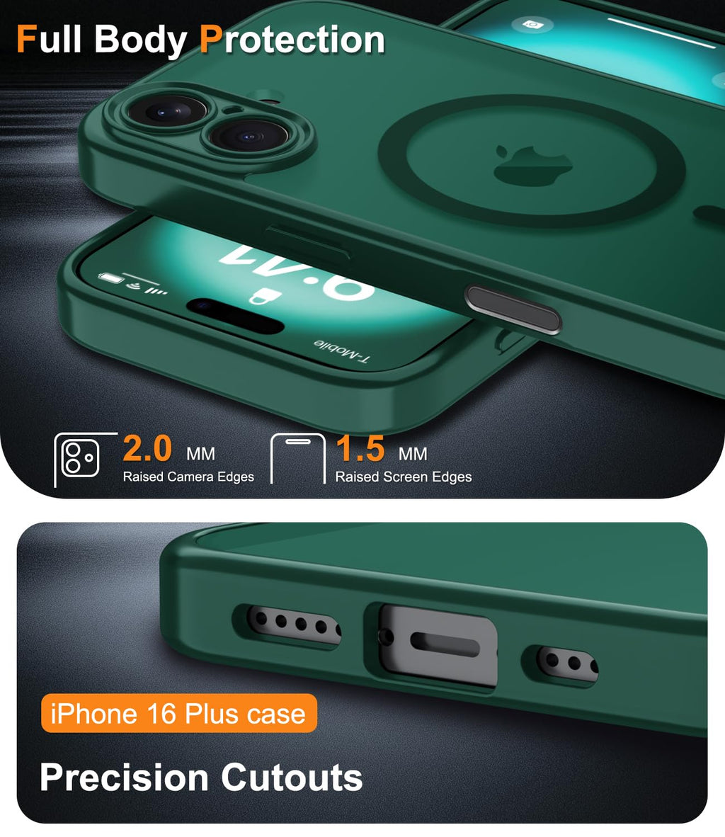 for iPhone 15 Case,with Screen Protector+Wrist Strap,Compatible with Ma