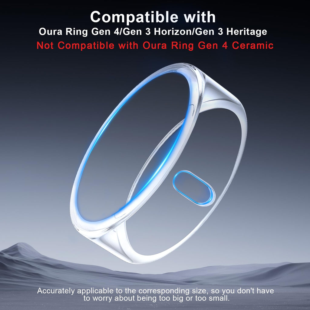 Compatible with Oura Ring Gen 4/Oura Ring Gen 3 Horizon/Heritage, Sup