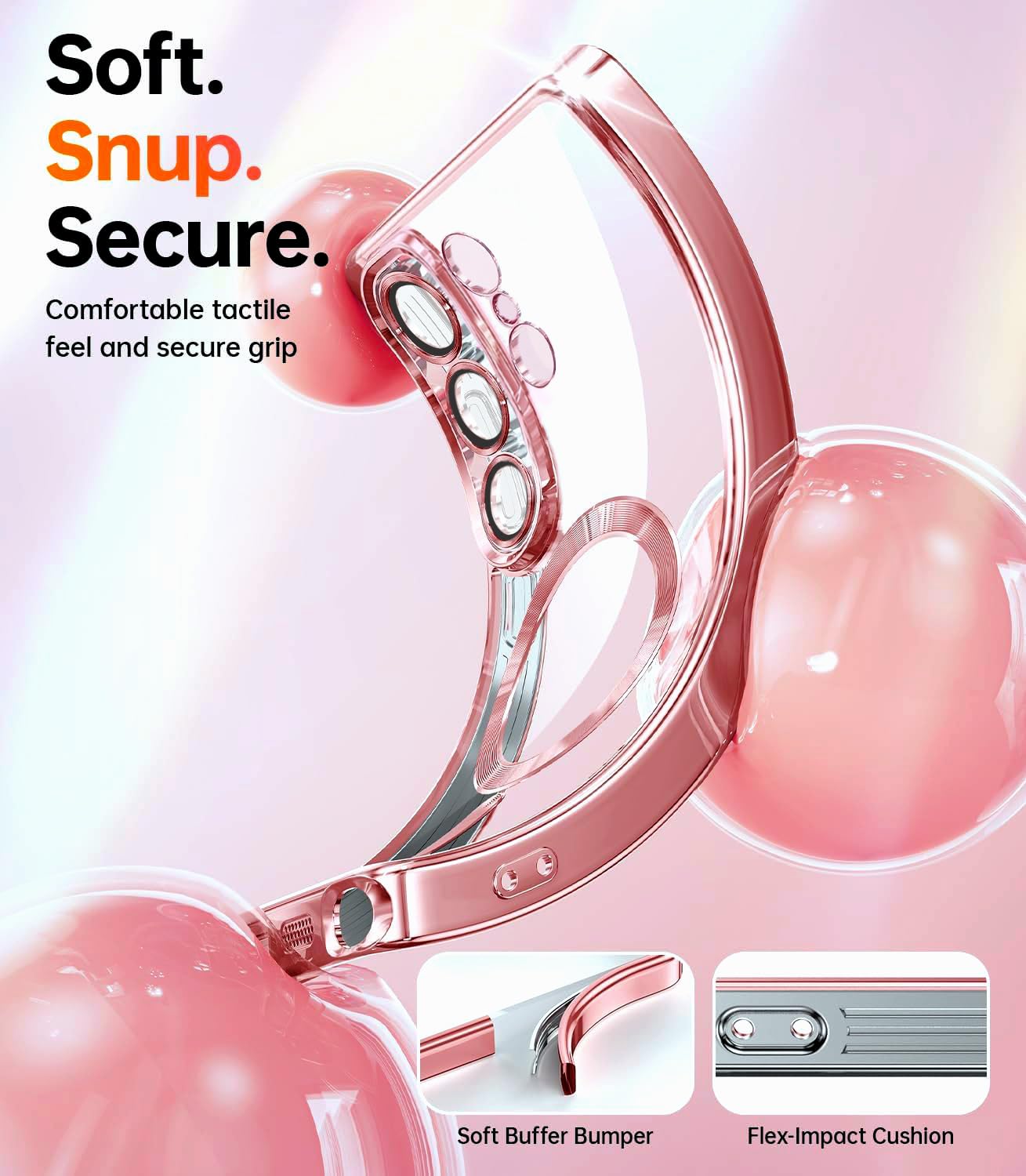 Samsung Galaxy S26 Ultra Case With Magnetic(2026).Phone Cover Clear Back Plating