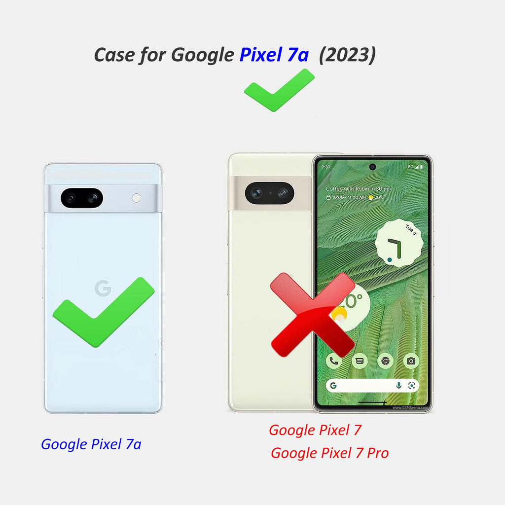 Google Pixel 7a 5G Case: Cute Flowers Floral Design for Girls Women Slim Fit
