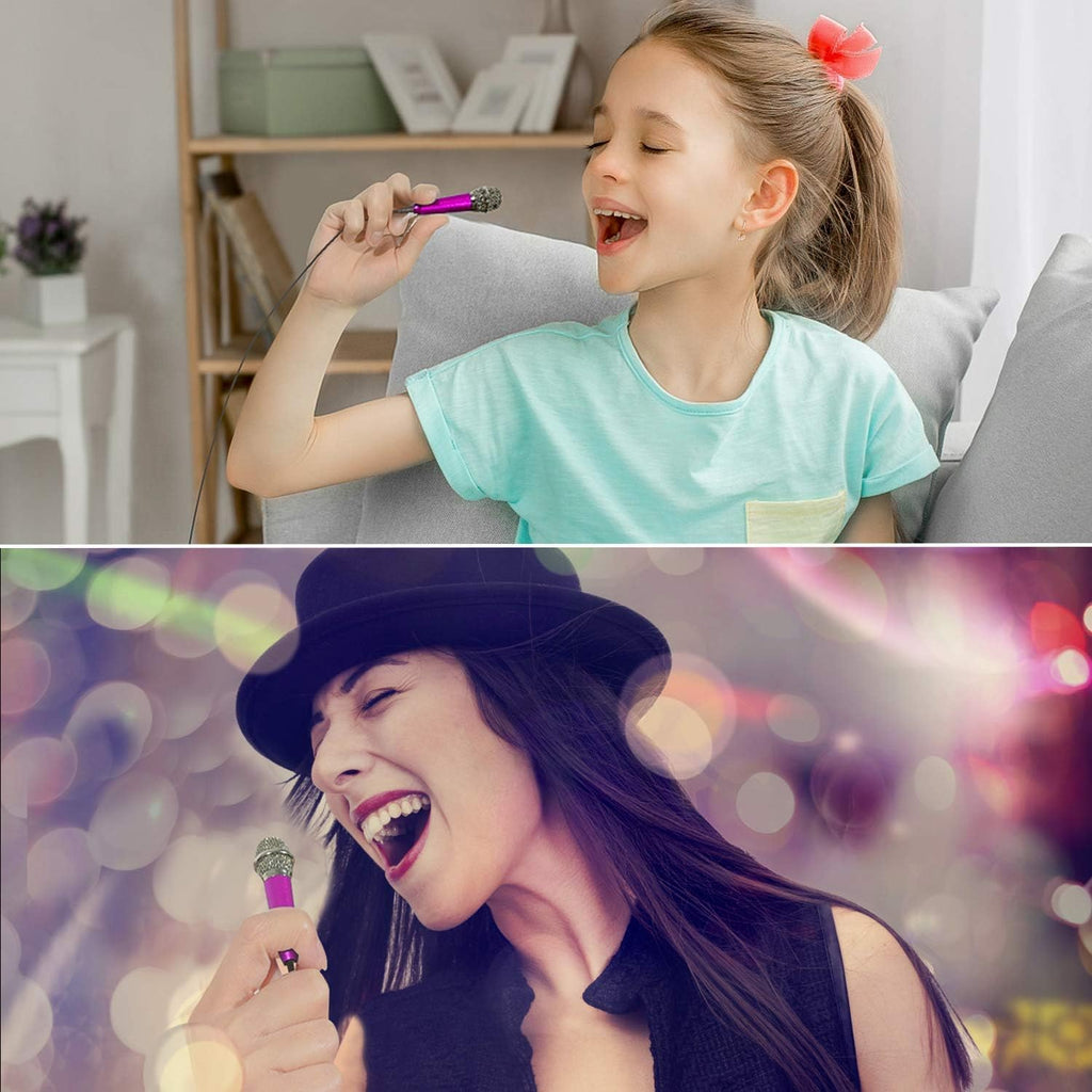 Portable Vocal/Instrument Microphone for Voice Video Recording Singing,Vlog