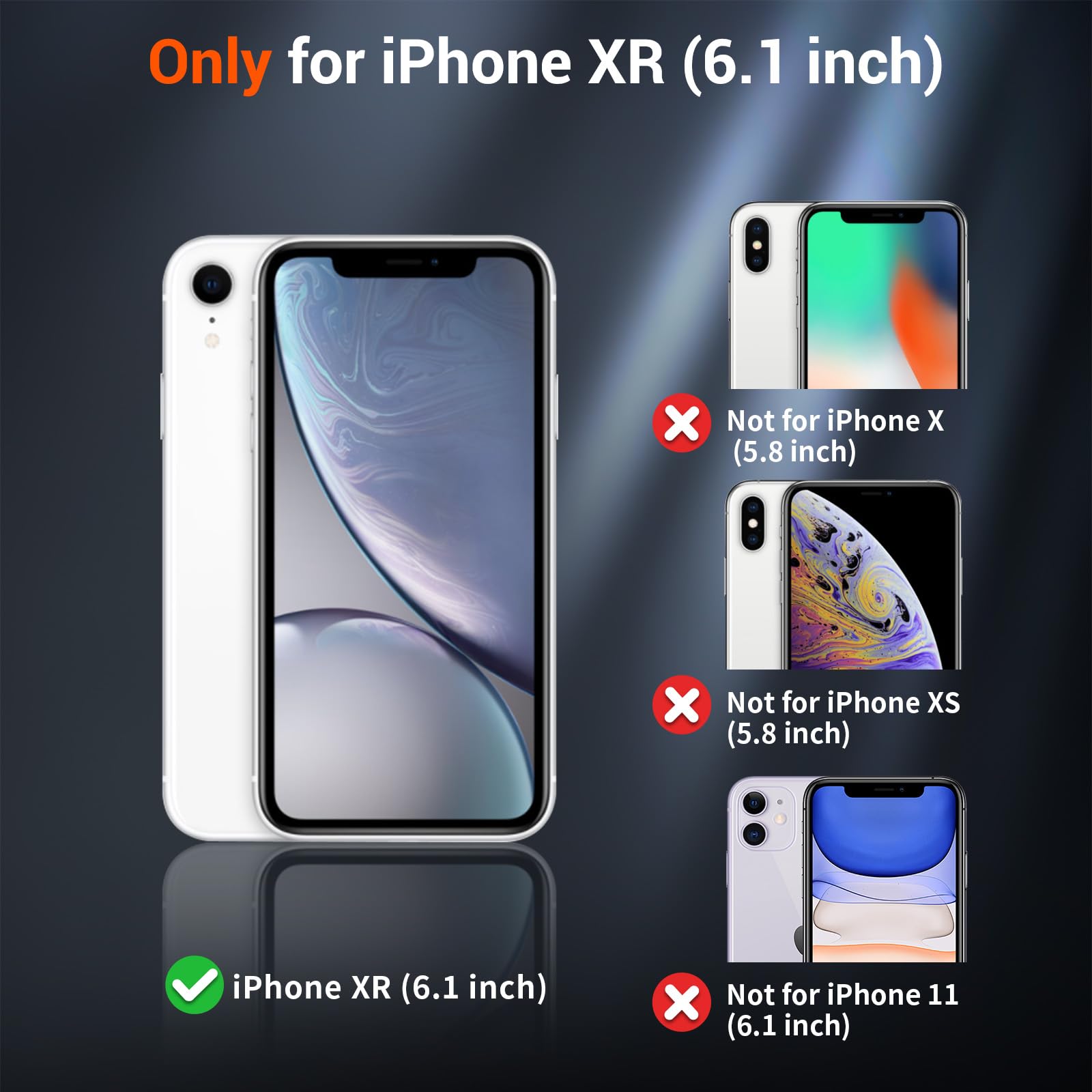 For Iphone Xr Phone Case( Magsafe)(Military Grade Drop Protection) Slim Transluc