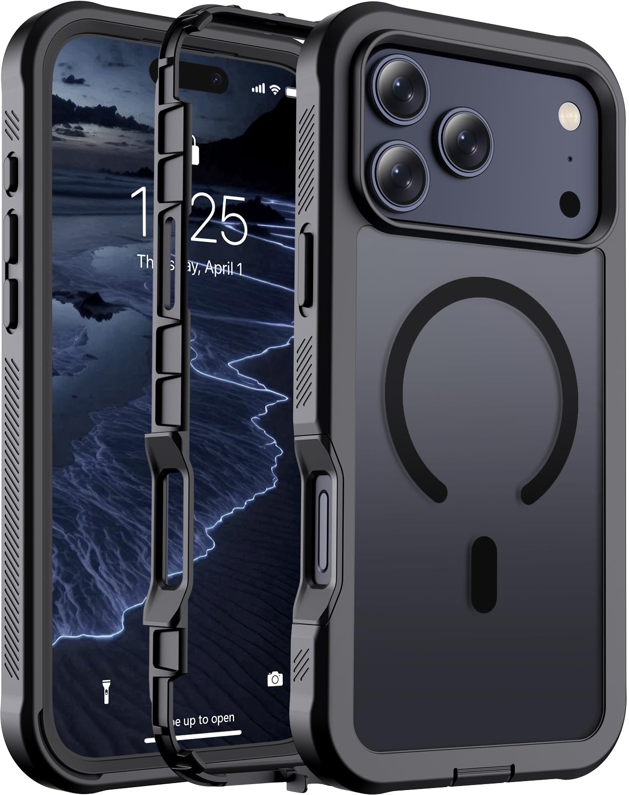 For Iphone 17 Pro Max Case, [ Magsafe][Military Grade Drop Protection][Heavy Dut