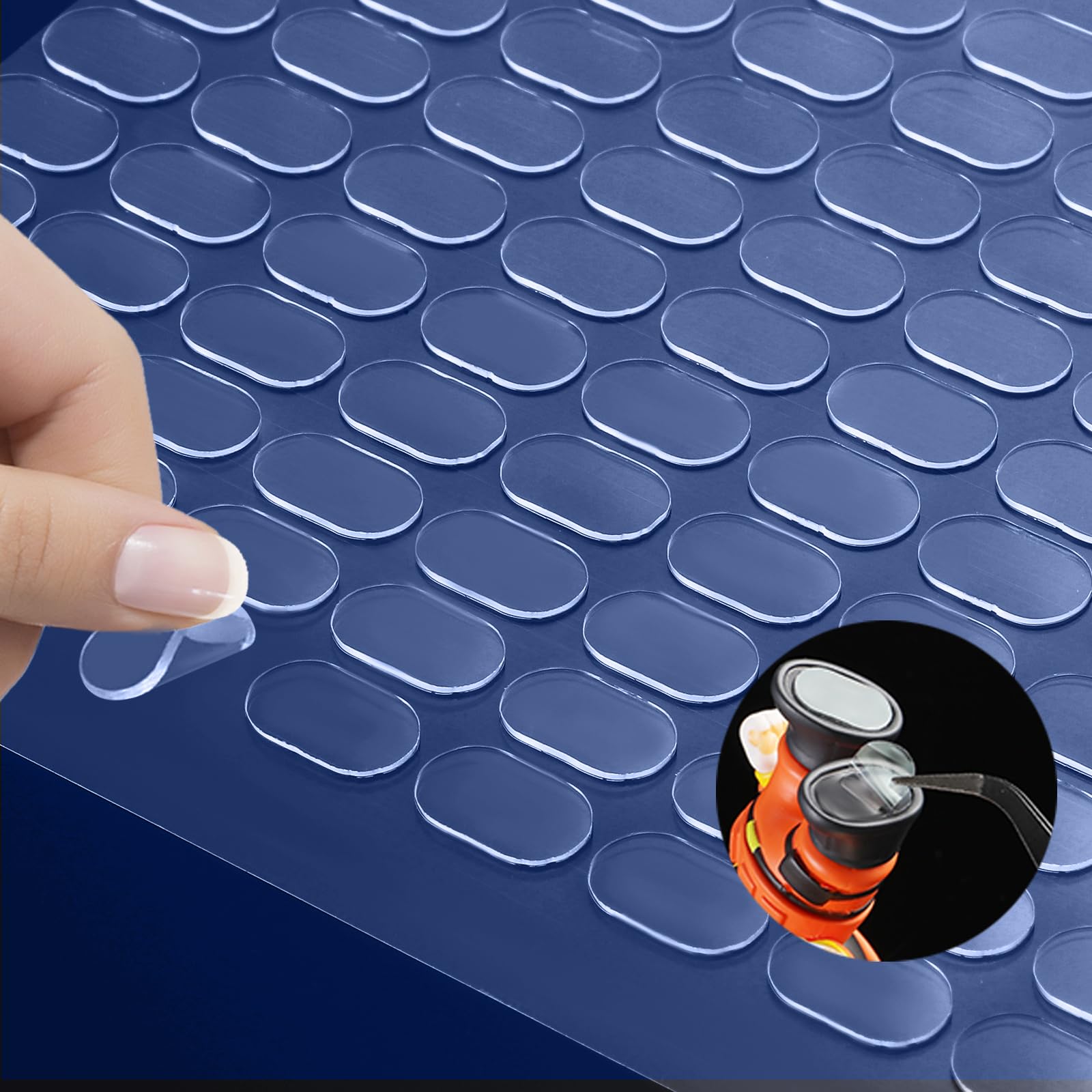 Dots Double- Sided Sticky Tack - Strong and Traceless Adhes