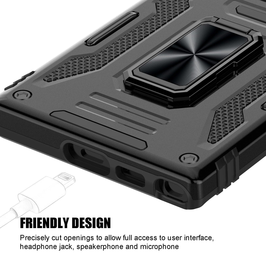 Samsung Galaxy S26 Ultra Case, Shockproof Phone Case & Sliding Camera Cover & Ri