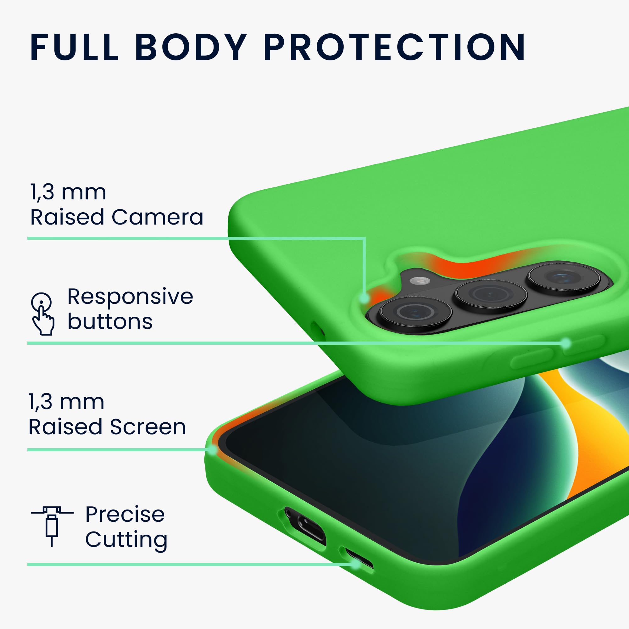 Case Compatible with Samsung Galaxy S26 Case - TPU Silicone Phone Cover with Sof