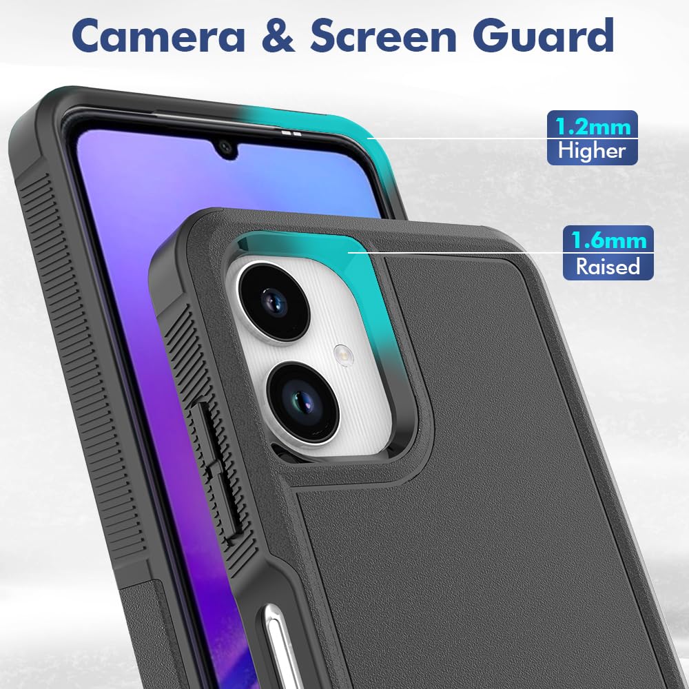 Galaxy A06 Case - Shockproof 2-in-1 TPU+PC Hybrid Protection