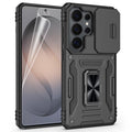 Samsung Galaxy S26 Ultra Case, Shockproof Phone Case & Sliding Camera Cover & Ri