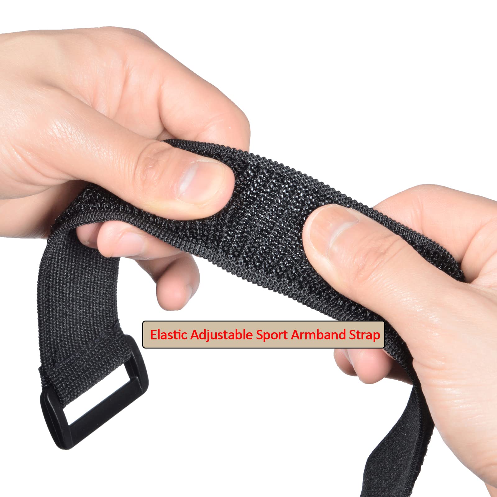 Elastic Armband Strap Bundle For Universal Silicone, Leather, Nylon Holster Case