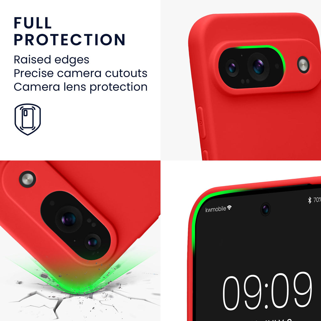 Case Compatible with Google Pixel 9 Case - Protective Slim TPU Phone Cover - Sof