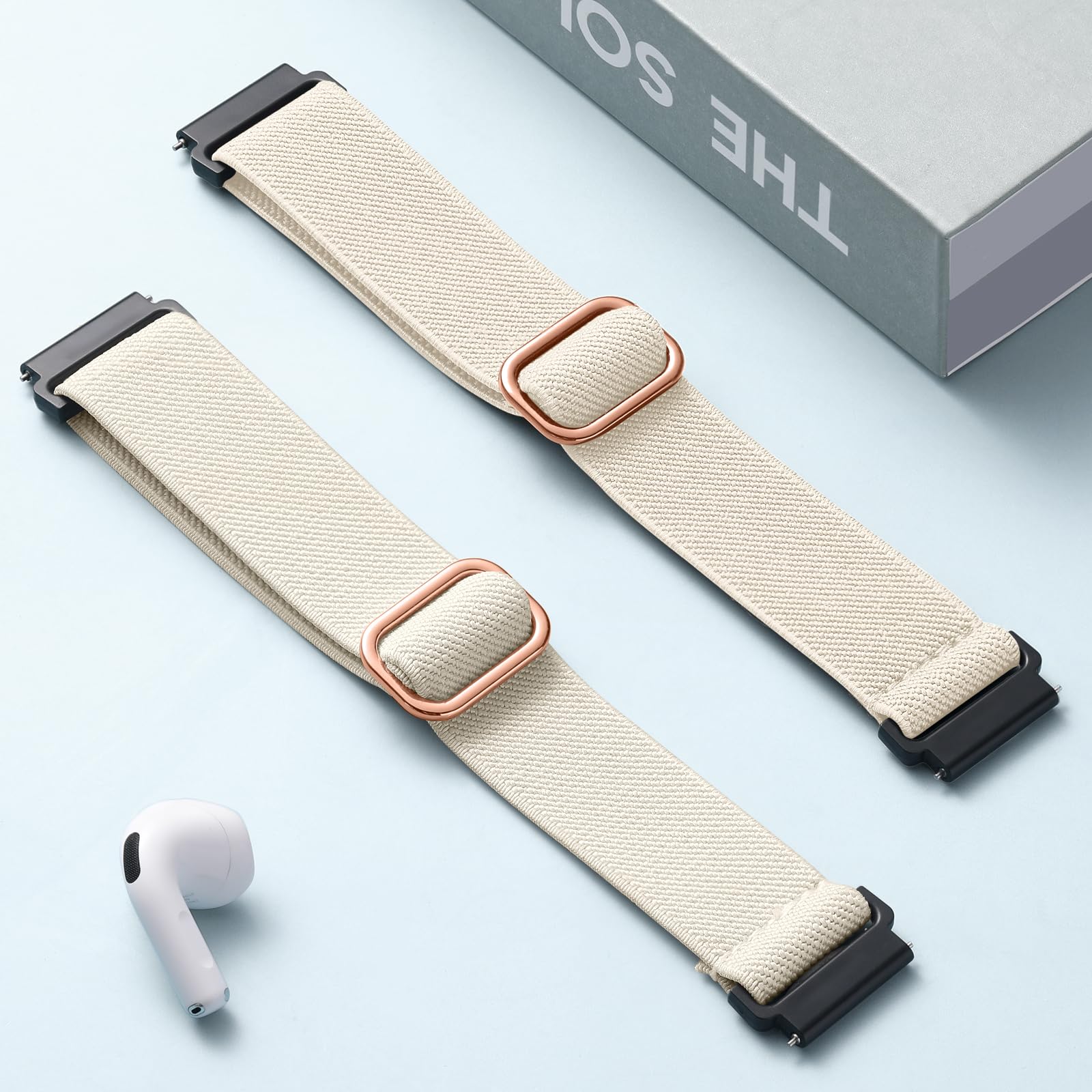 for Galaxy Watch 7 Band 40mm 44mm/Compatible with Galaxy Watch 6 4 Band, Soft Br