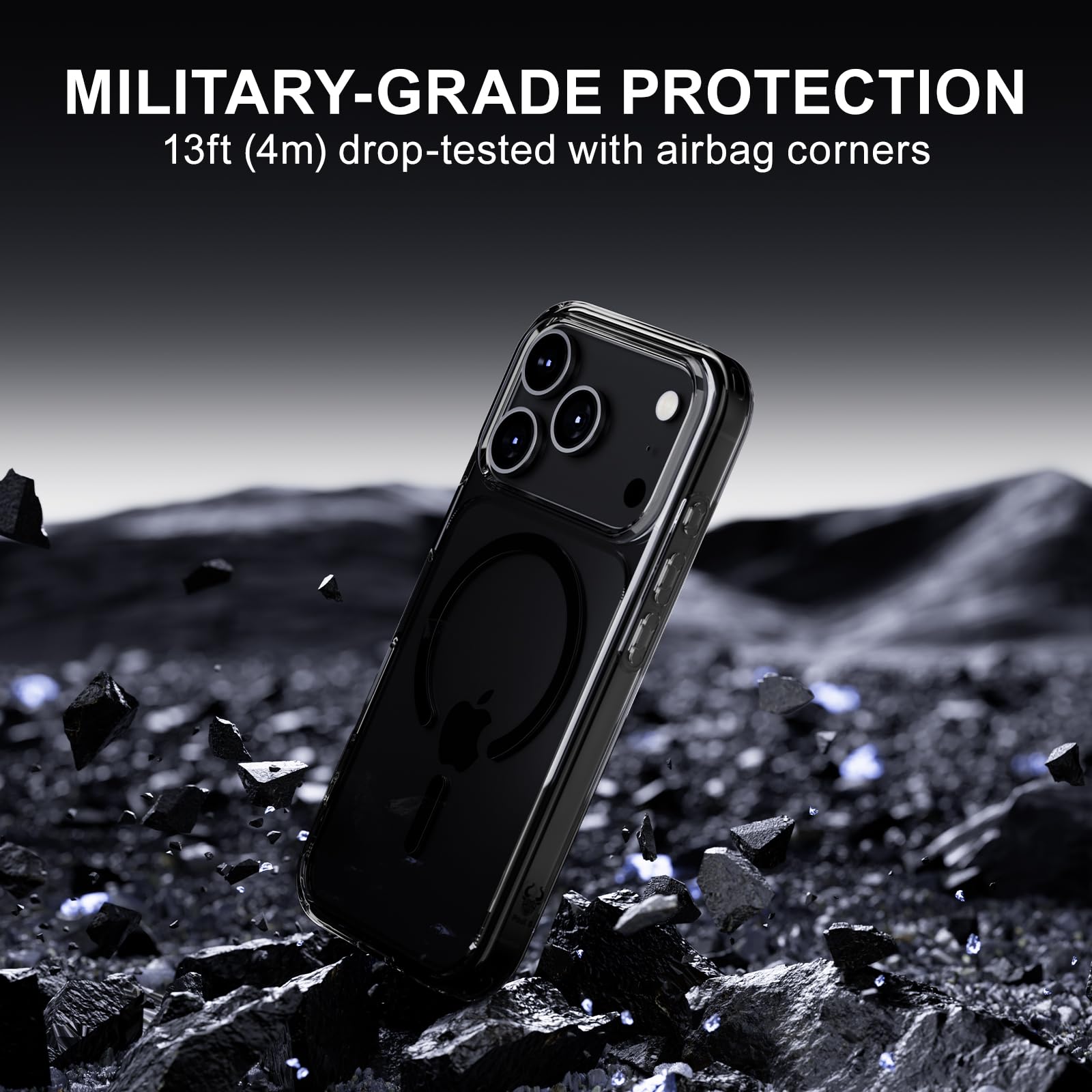 For 2025 Iphone 17 Pro Case ( Magsafe) Military Grade Drop Protection(Drop Teste