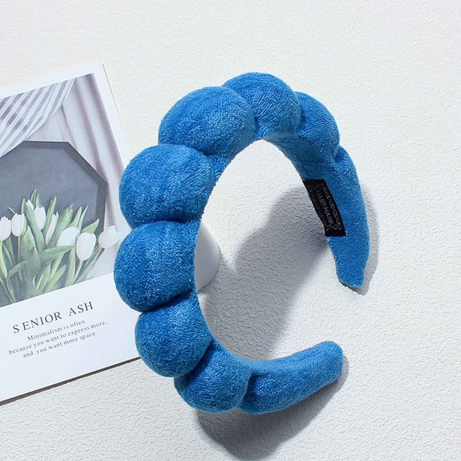 Spa Headbands for Washing Face Makeup Skin Care Headband Women Bubble Facial Bea