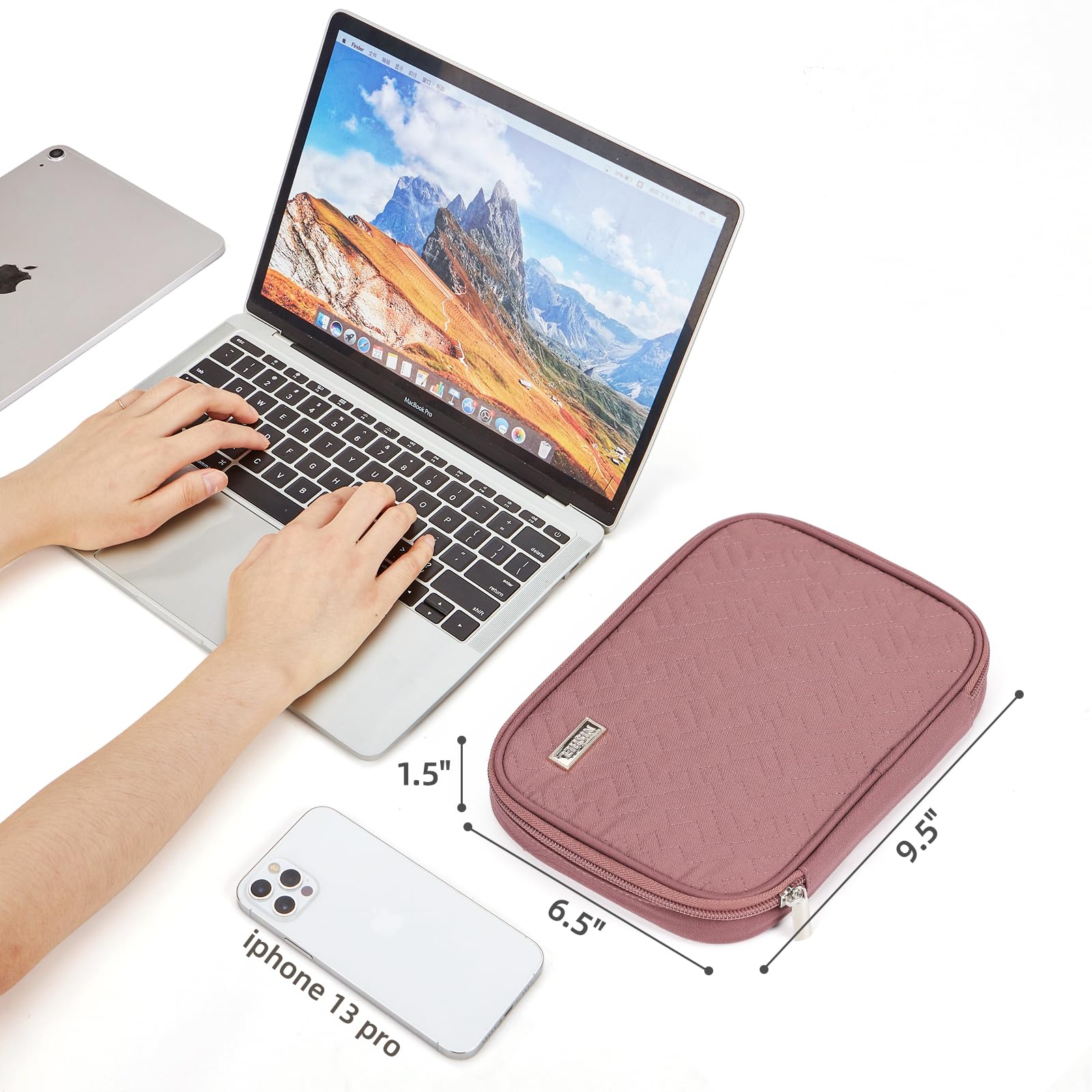 Cord Organizer Case, Tech Electronic Bag, Essentials Ch