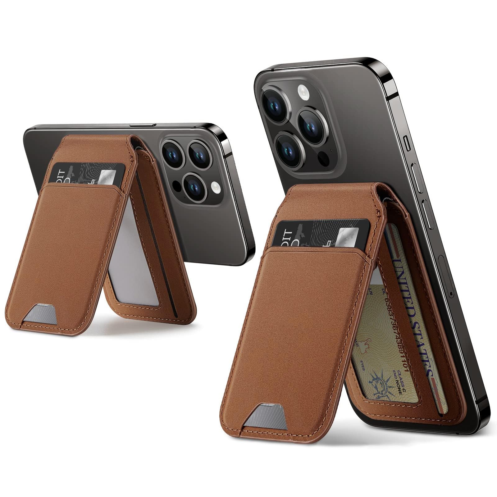 Strong Magnetic Wallet for iPhone 17/16/15/14/13/12 Series, Mgan