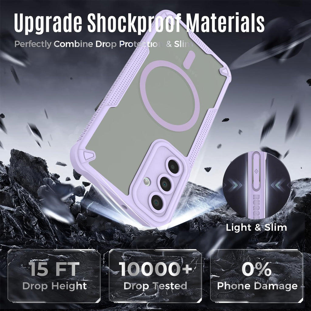 Samsung Galaxy A16 Case with Magsafe Magnetic Slim Shockproof Protective Case,Tr