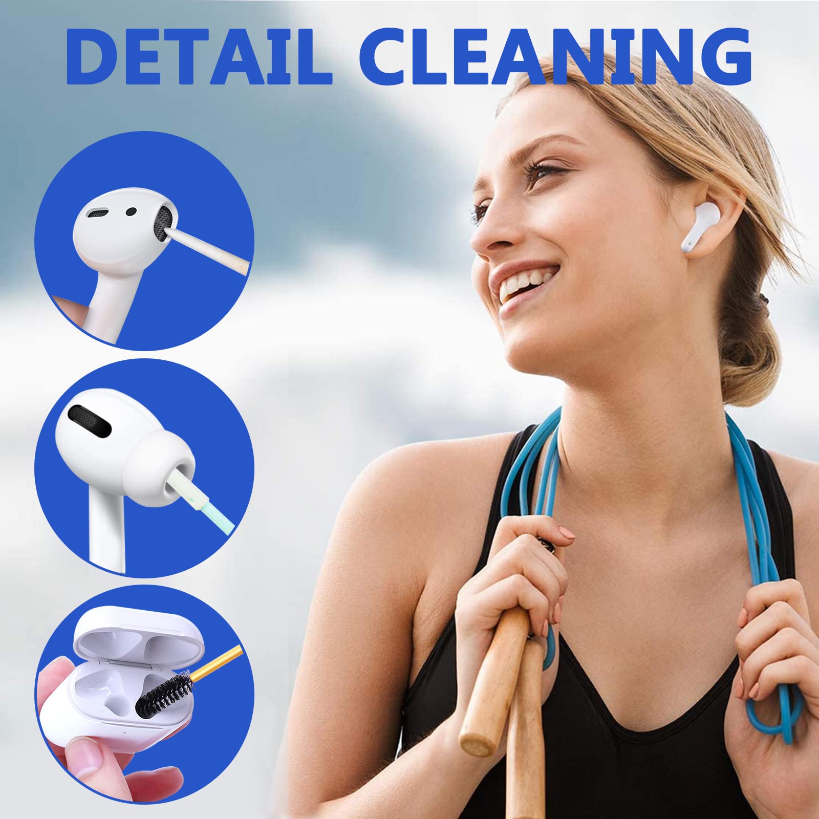 Phone Cleaning Kit, Speaker Cleaner for iPhone, Charging Port Cleaning Tool, Ele