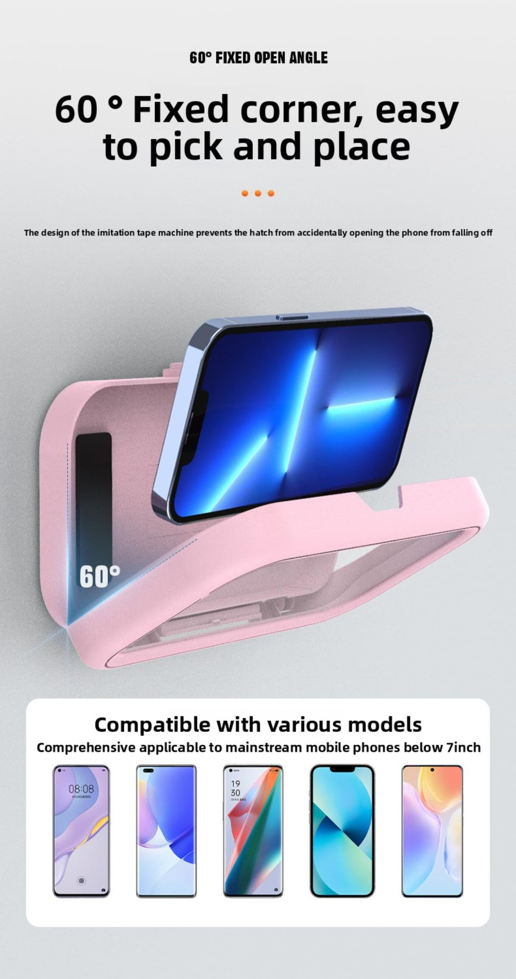 Universal Shower Phone Holder - Waterproof, 360° Rotatable & Extendable for Ulti
