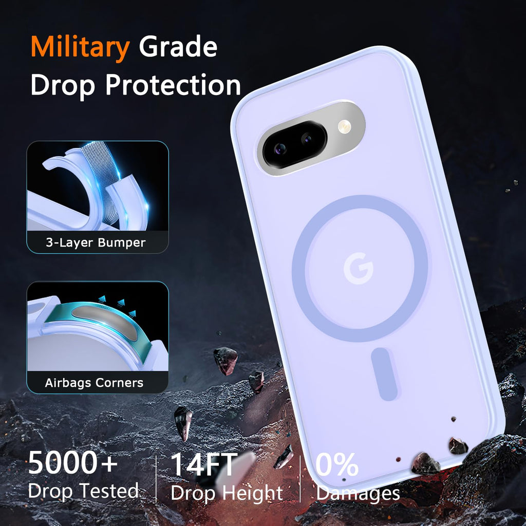 Phone Cover for Google Pixel 9a Case | with 1 Screen Protector, Compatible with