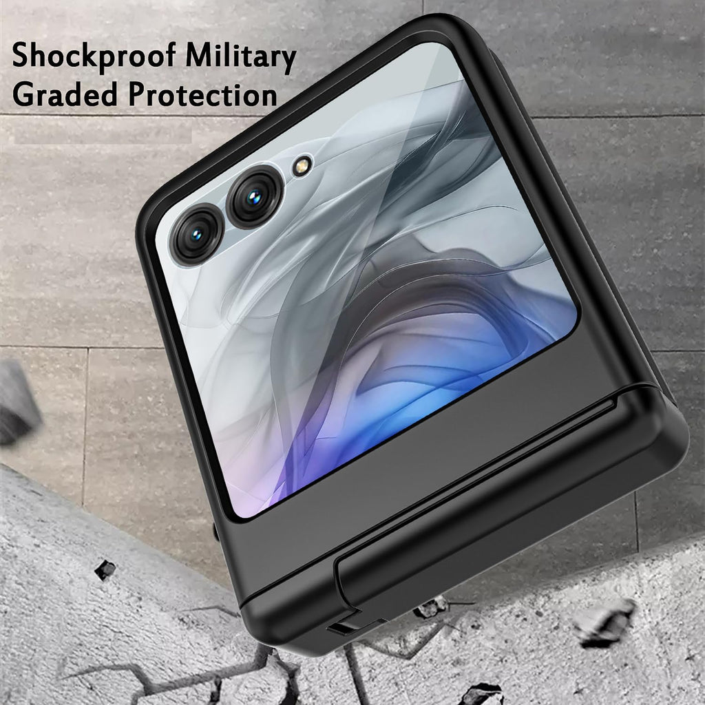 for Motorola Razr 2025 with Kickstand Anti-Slip Moto Razr 2024/2025 with Full Sc