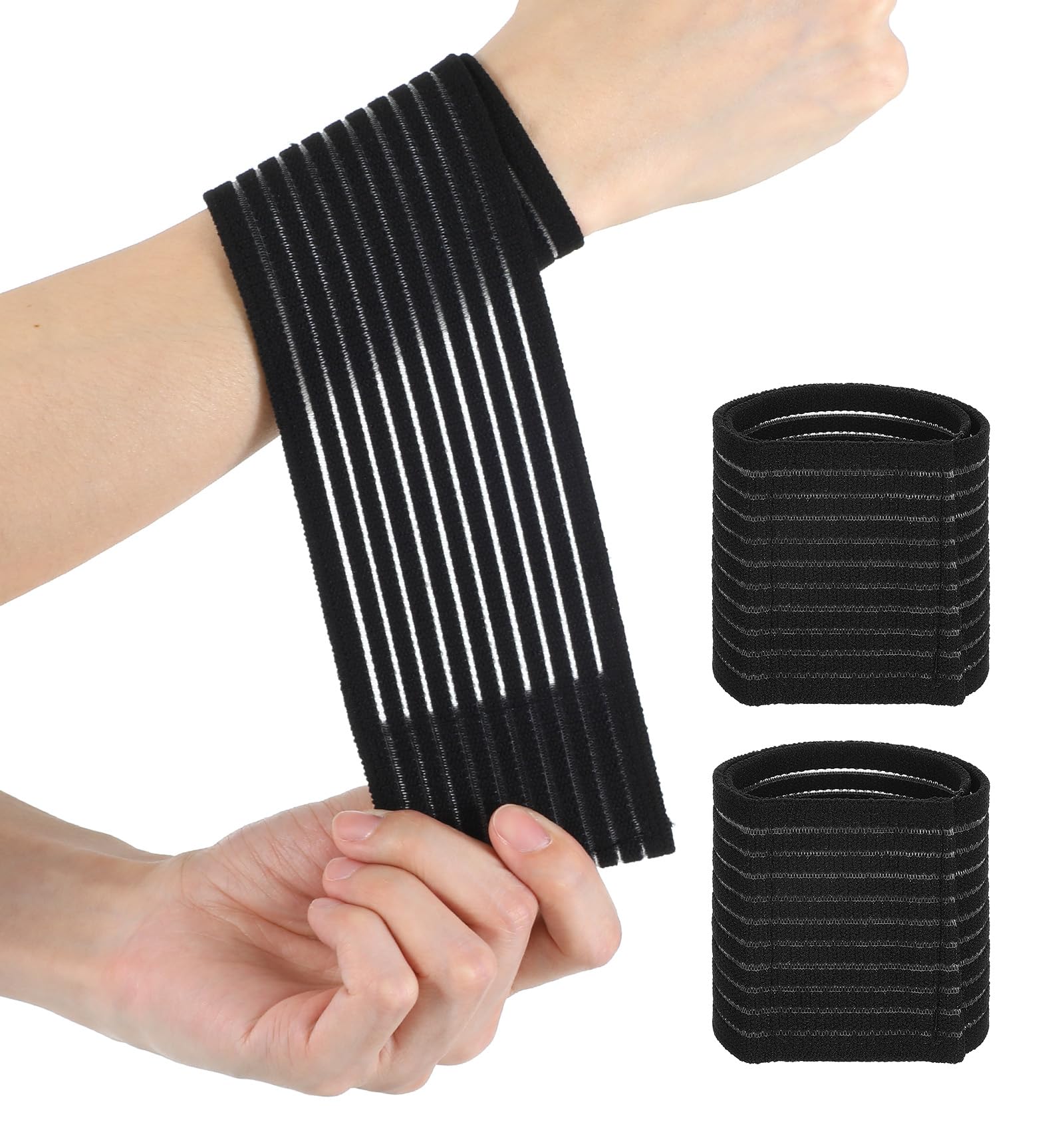 2-Pack Wrist Sleeve, Wrist Brace for Weightlifting, Arthritis & Tendonitis, Brea