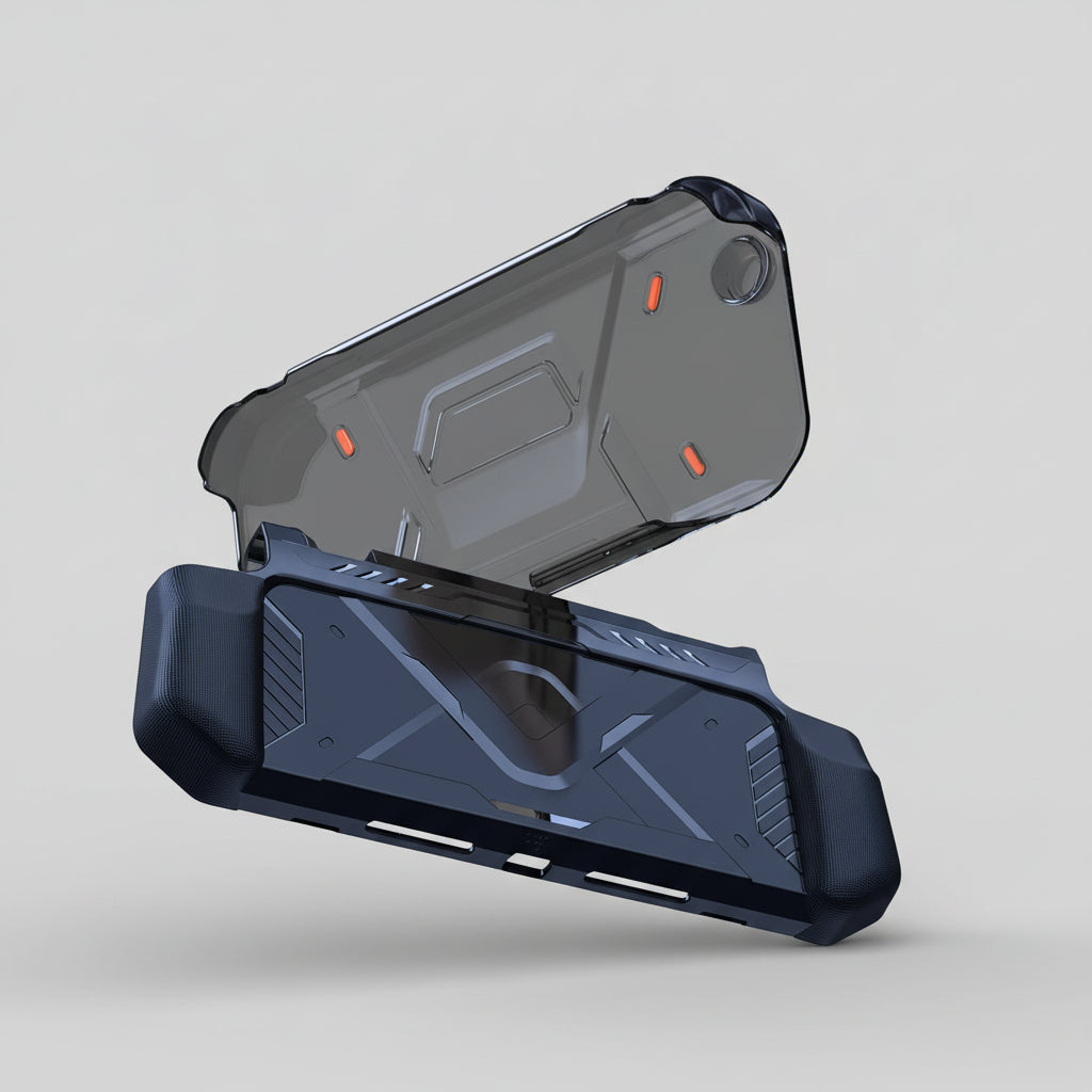 Switch 2 (2025) Protective Case – Shockproof TPU + PC Grip Cover, Anti-Scratch,