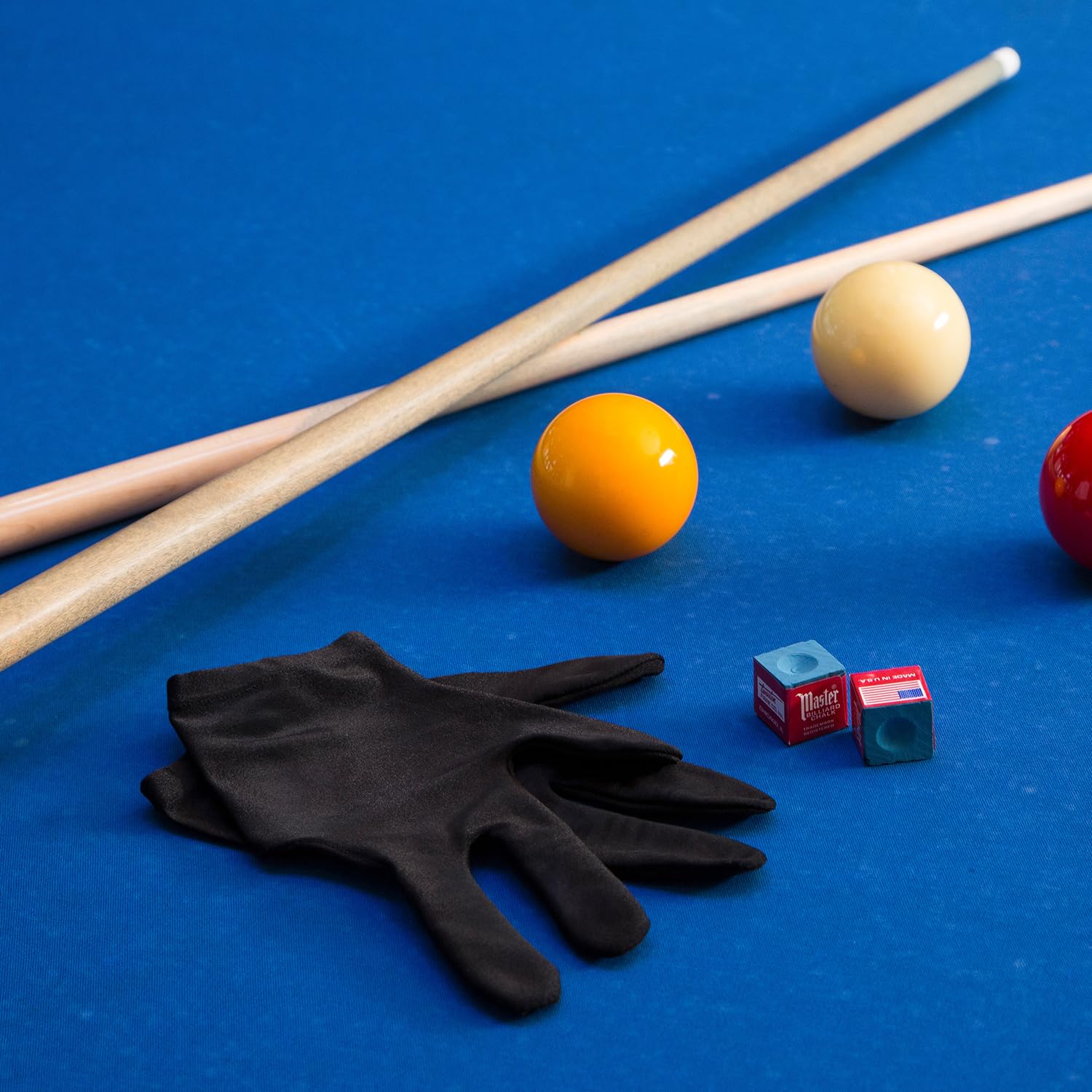 Glove 2 Pcs Three Finger Pool Glove Universal Cue Sports Gloves Breath