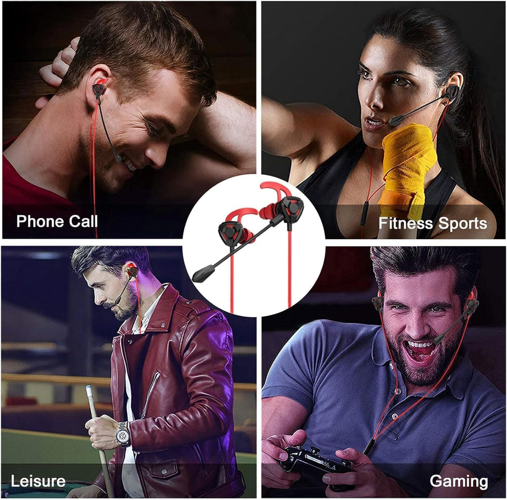 Gaming Headset with Microphone Wired Gaming Earbuds PC for One PS4 PS5 Nintendo