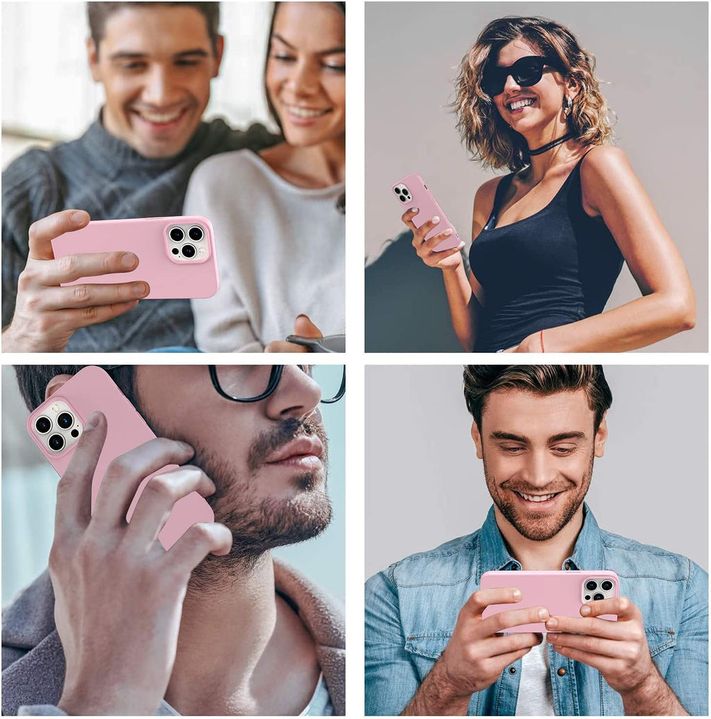 For Iphone 16 Pro Case, Silicone Ultra Slim Shockproof Phone Case With Soft Anti