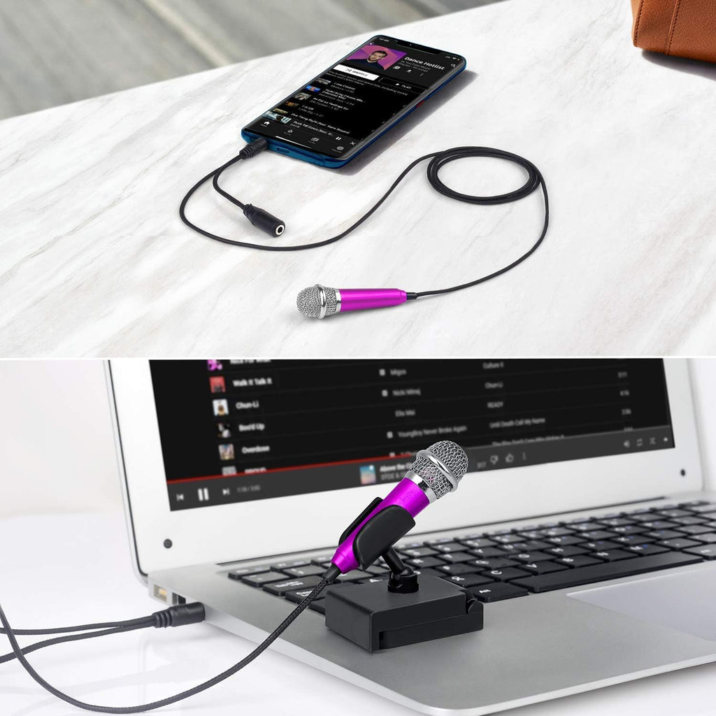 Portable Vocal/Instrument Microphone for Voice Video Recording Singing,Vlog