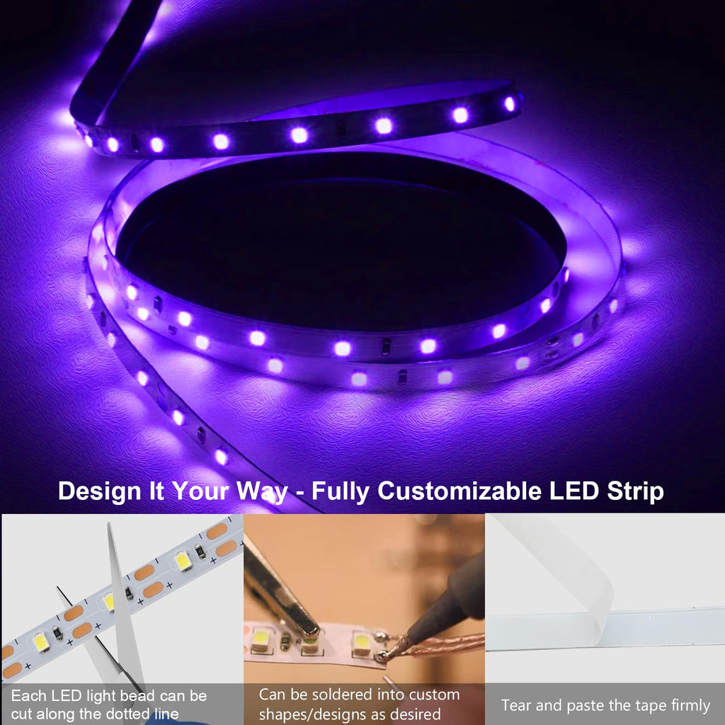 Lights Usb 5V, 9.8Ft 180 Led Strip Lights 2835 Smd Super Bright With Self-Adhesi