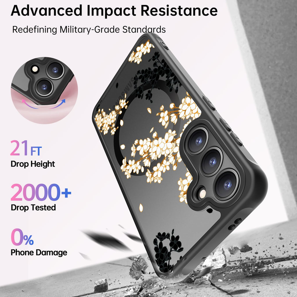 for Samsung Galaxy S25 Case Wireless Charging & Military-Grade Protection - Tren
