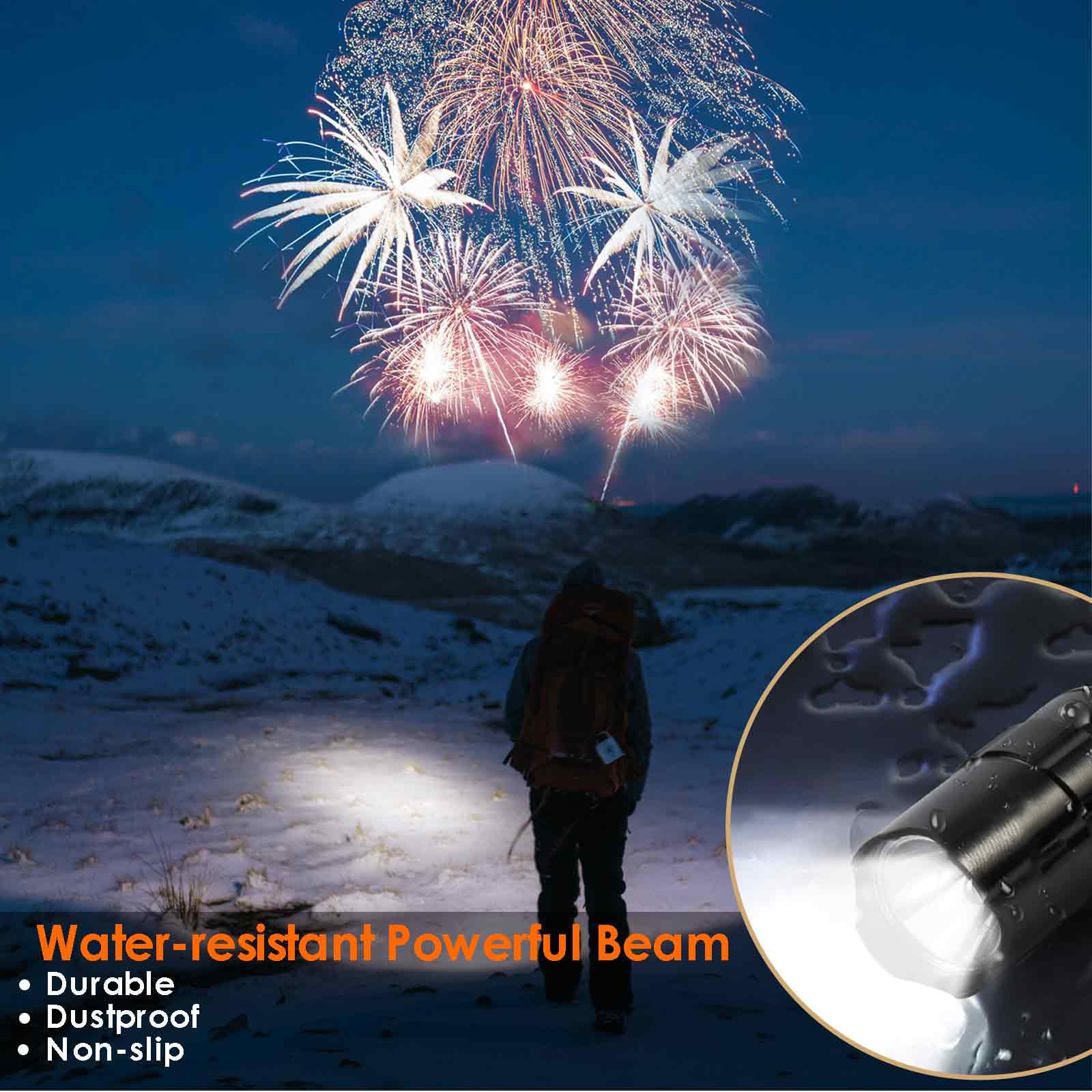 Tactical Flashlight Mini with High Lumen, Camping Handheld Pen
