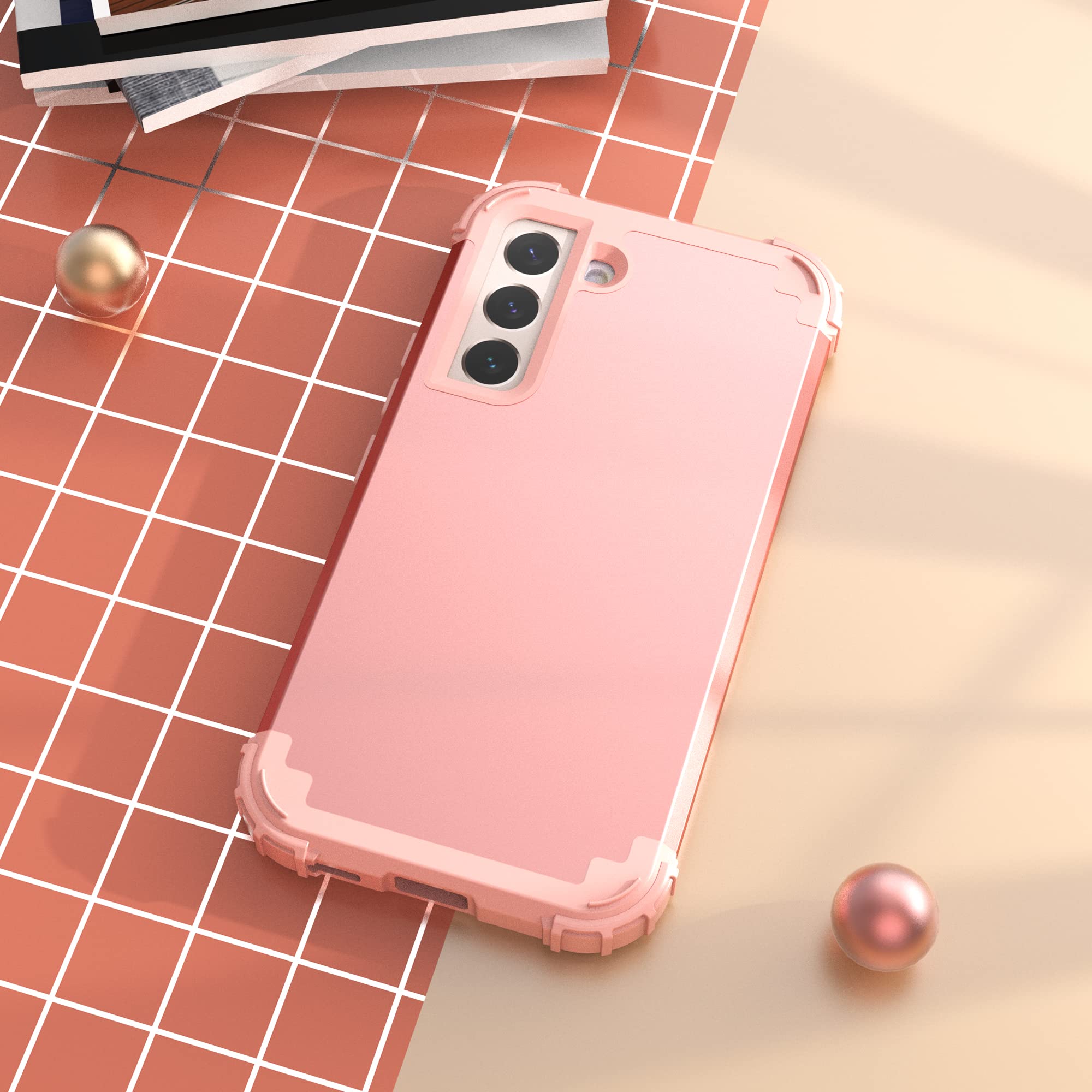 S23 Heavy-Duty Case with 3-in-1 Shockproof Protection & Screen Protector