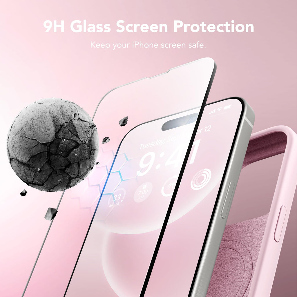Iphone 15 Pro Max Case Silicone, Magsafe, Camera Protector + Screen Protector, S