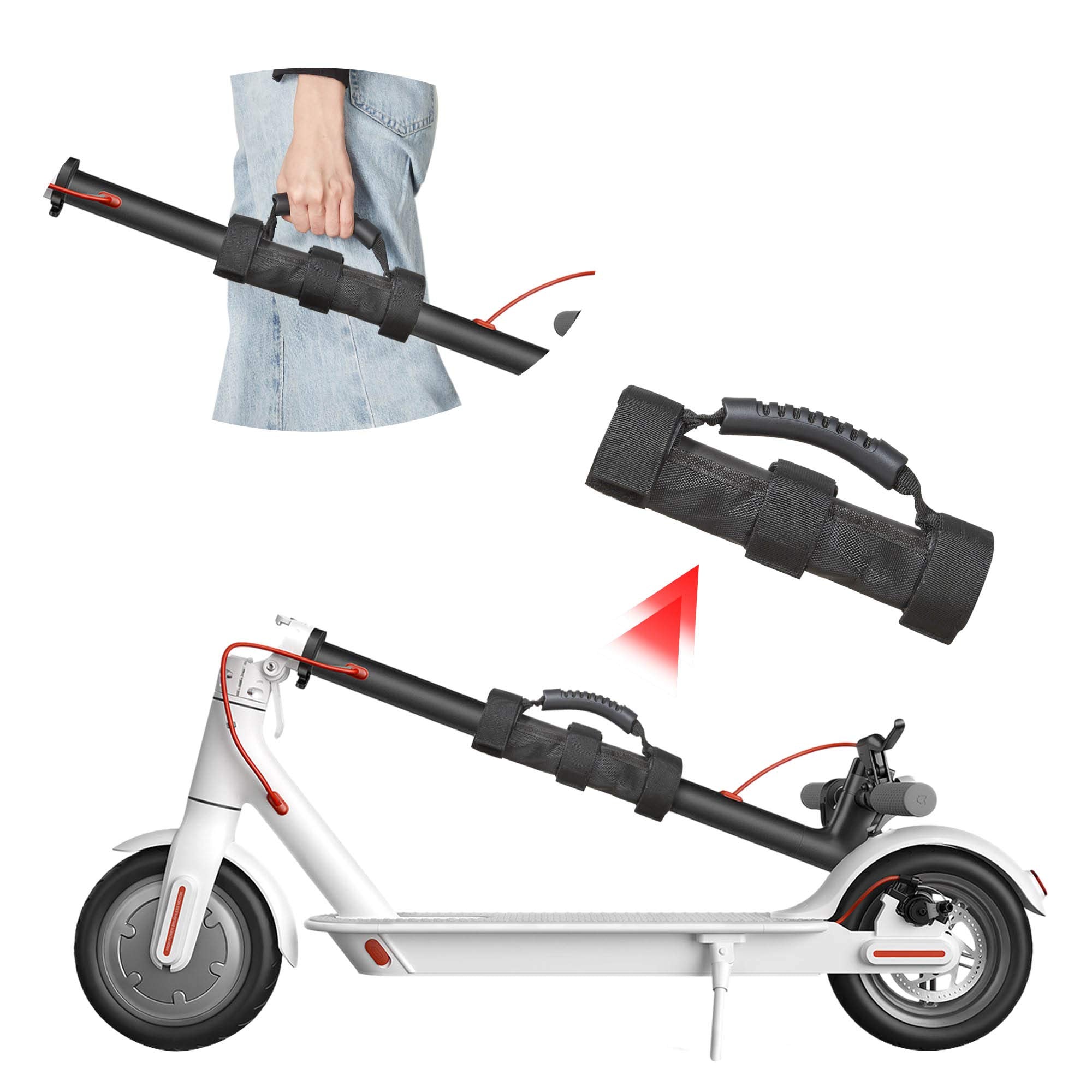 Scooter Carry Handle Portable Hand Carrying Handle Straps Handles Bandage Compat