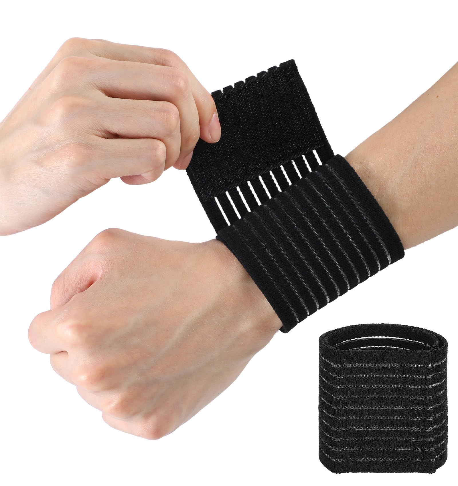 2-Pack Wrist Sleeve, Wrist Brace for Weightlifting, Arthritis & Tendonitis, Brea