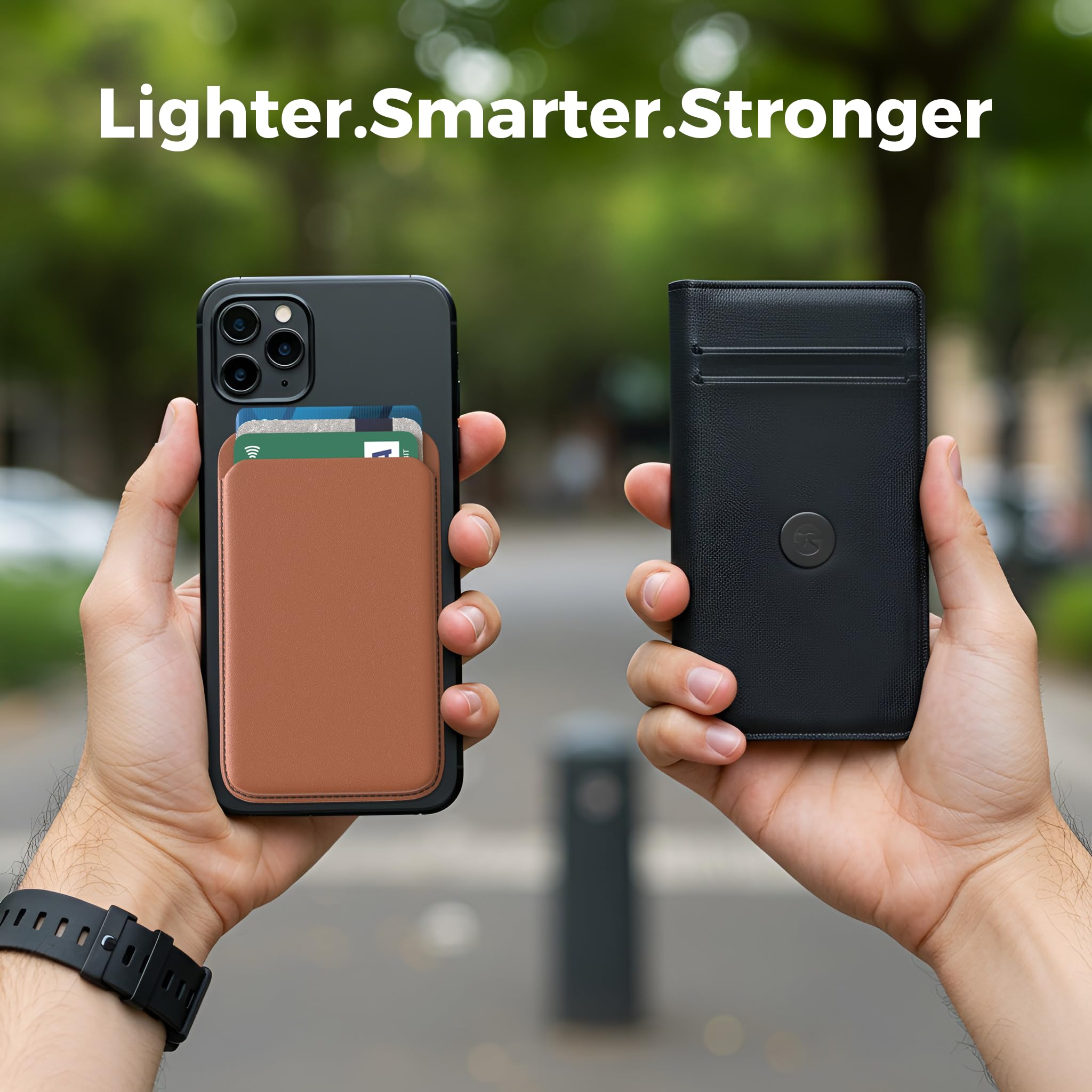 wallet men - magnetic wallet for iphone - magnetic phones wallets -