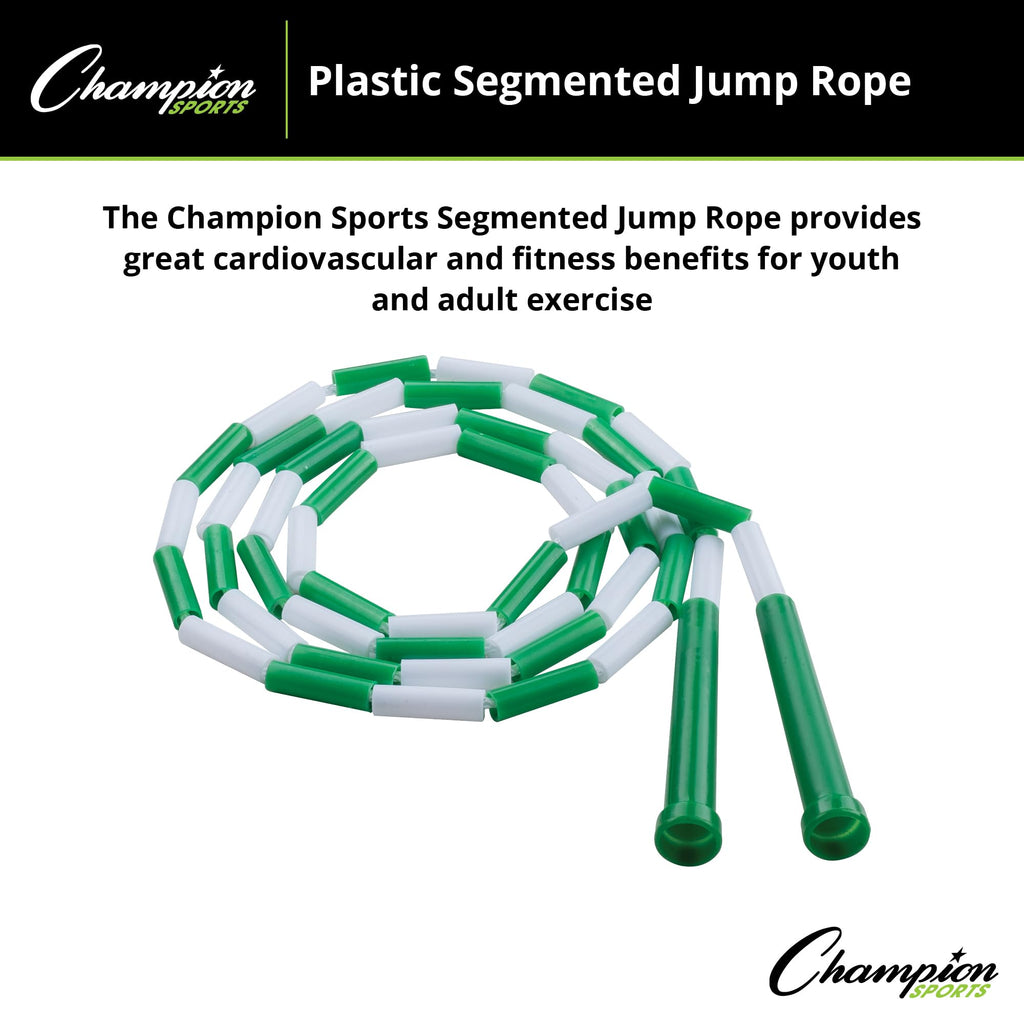 Sports Classic Plastic Segmented Beaded Jump Ropes - Phys. Ed, Gym, Fitness and